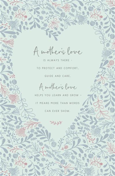 UKG 'A Mother's Love' Mother's Day Card