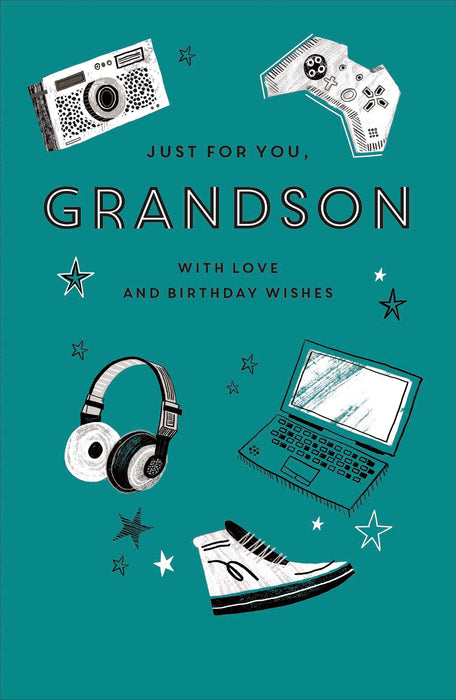 UKG 'Birthday Grandson' Card