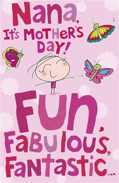 UKG 'Nana Fun, Fabulous, Fantastic' Mother's Day Card