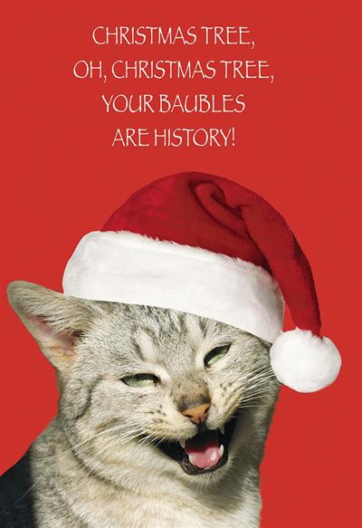 Kingfisher 'Oh Christmas Tree Your Baubles Are History' Christmas Card