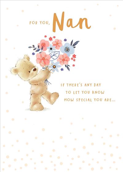 UKG ' For You Nan' Birthday Card