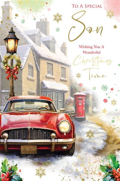 Kingfisher 'To A Special Son' Christmas Card