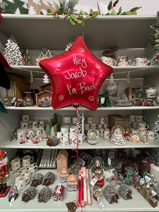 Glitter Star Elf Balloon