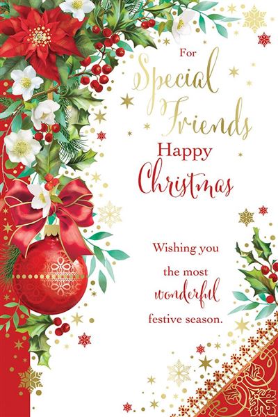 Kingfisher 'For Special Friends' Christmas Card