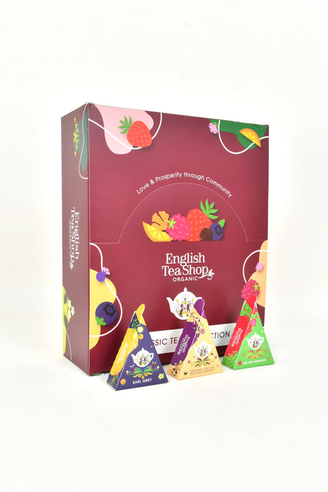 English Tea Shop Classic Tea Collection Pyramid Selection 30 Sachets