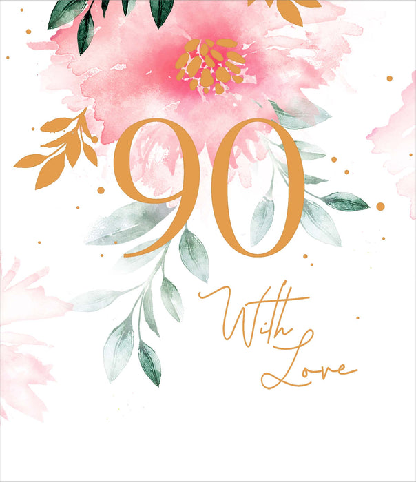 UKG '90 With Love' Birthday Card
