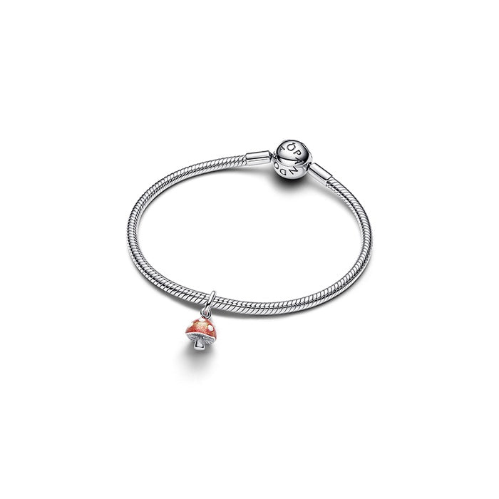 Pandora Glow-in-the-dark Mushroom Dangle Charm Sterling Silver