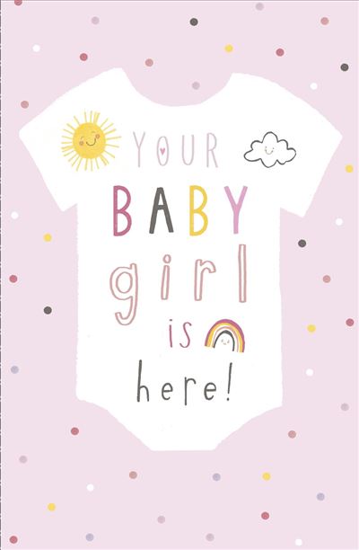 UKG 'Your Baby Girl Is Here' Card