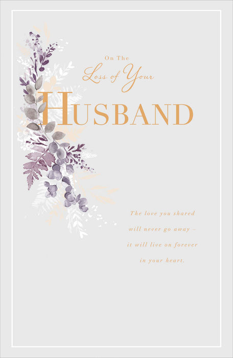 UKG 'Loss Of Husband' Sympathy Card