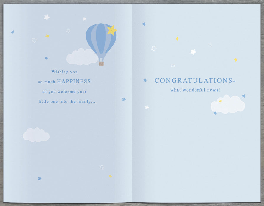 UKG 'Welcome To The World Baby Boy' Card