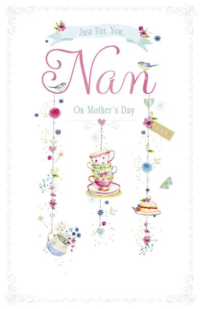 UKG 'Just For You Nan' Mother's Day Card
