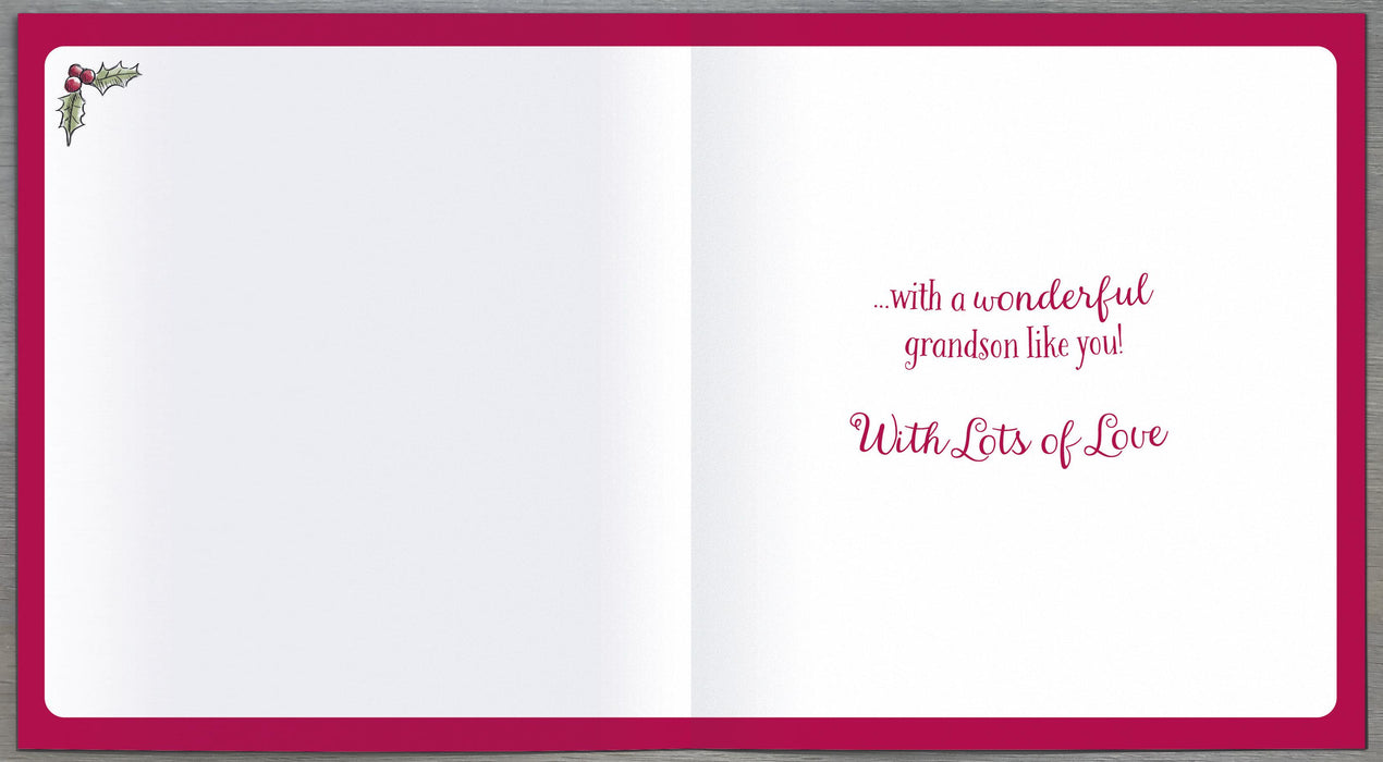 UKG 'Disney Winnie the Pooh Grandson' Christmas Card