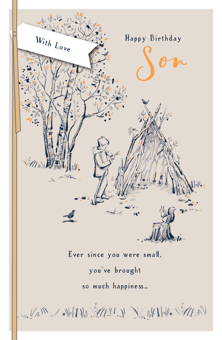UKG Woodland Son Birthday Card