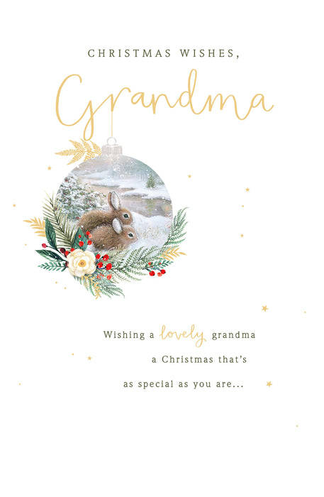 UKG 'Christmas Wishes Grandma' Christmas Card