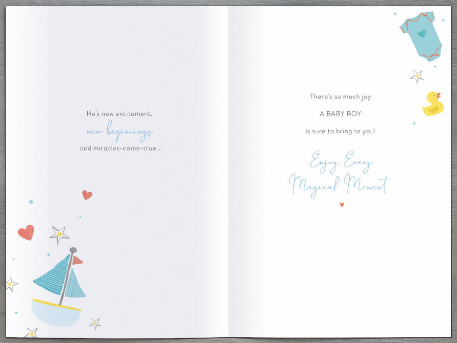 UKG 'Congratulations On The Birth of Your Baby Boy' Card