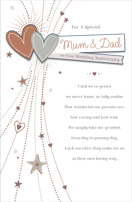 UKG 'For A Very Special Mum & Dad' Anniversary Card