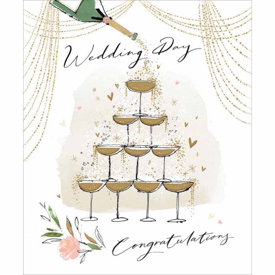 Woodmansterne 'Wedding Day' Wedding Card