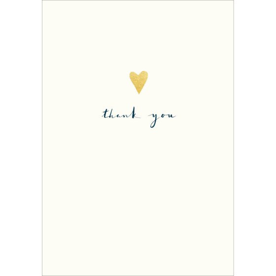 Woodmansterne 'Thank You' Thank You Card
