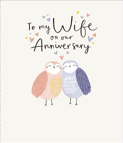 UKG 'To My Wife On Our Anniversary' Anniversary Card