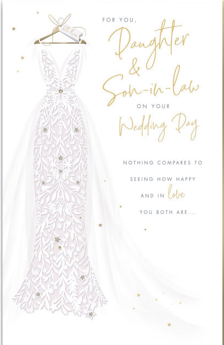 UKG 'Daughter & Son-In-Law On Your Wedding Day' Card