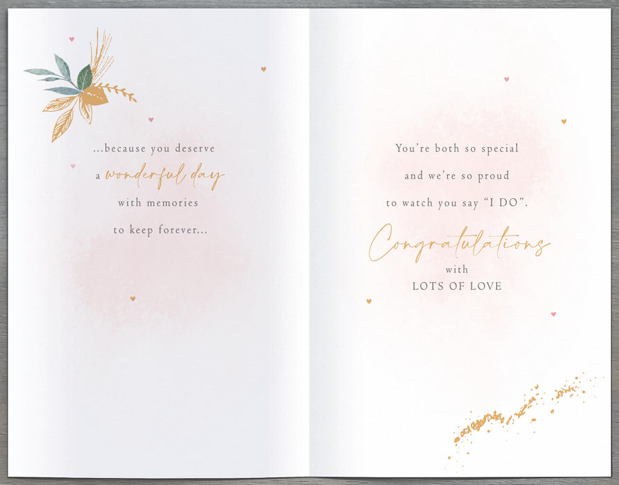 UKG 'With Love From Your Parents' Wedding Card