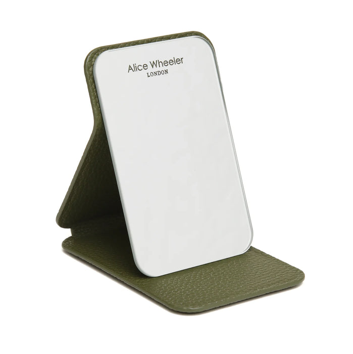 Alice Wheeler Olive Folding Travel Mirror