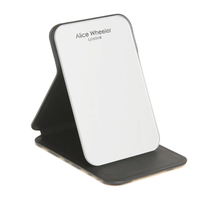Alice Wheeler Leopard Folding Travel Mirror