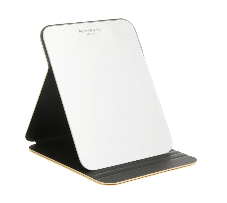 Alice Wheeler Gold Black Kensington Folding Mirror