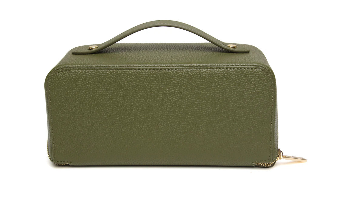 Alice Wheeler Olive Kensington Train Case