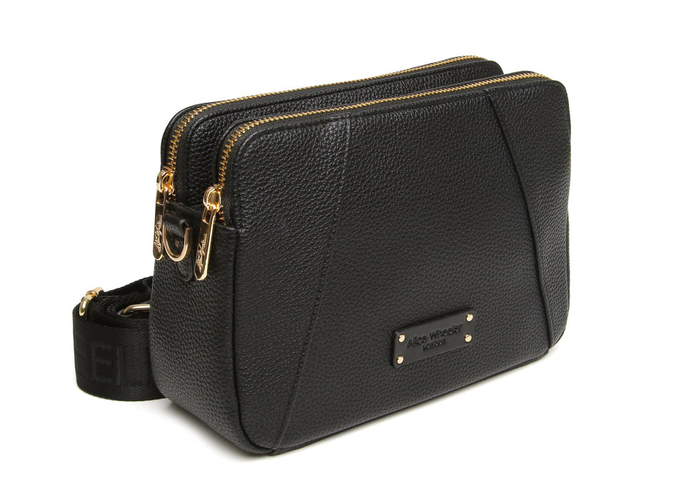 Alice Wheeler Black Kensington CBB Double Zip