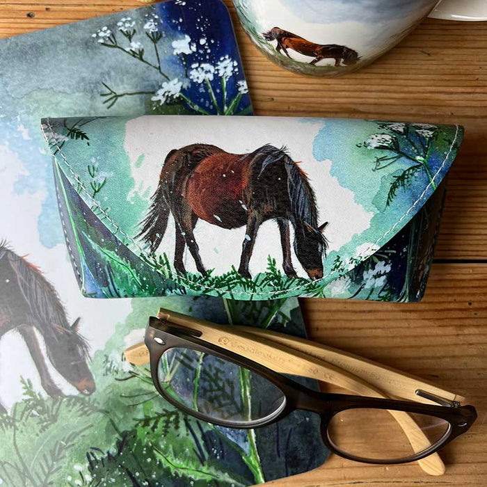 Alex Clark Horse and Cow Parsley Glasses Case