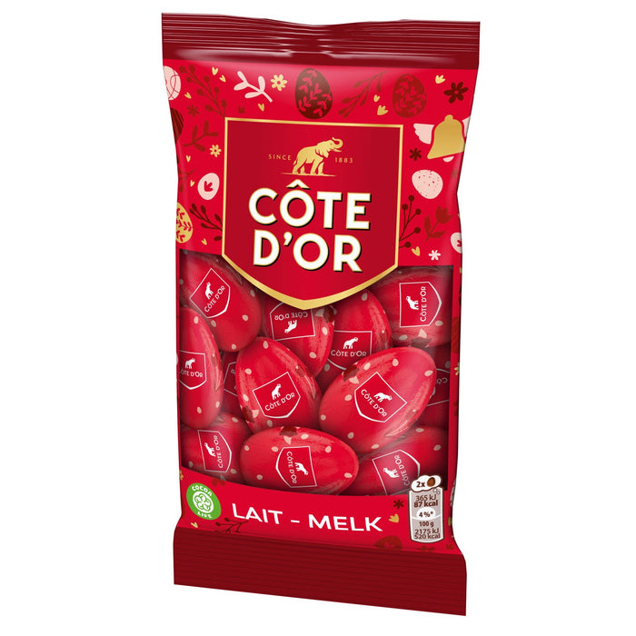 Cote D'or Milk Chocolate Foiled Mini Eggs in Cello Bag