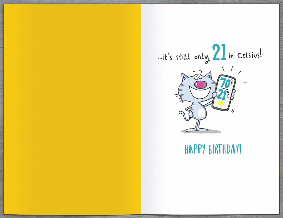 UKG 70 Today But Remember ... Birthday Card