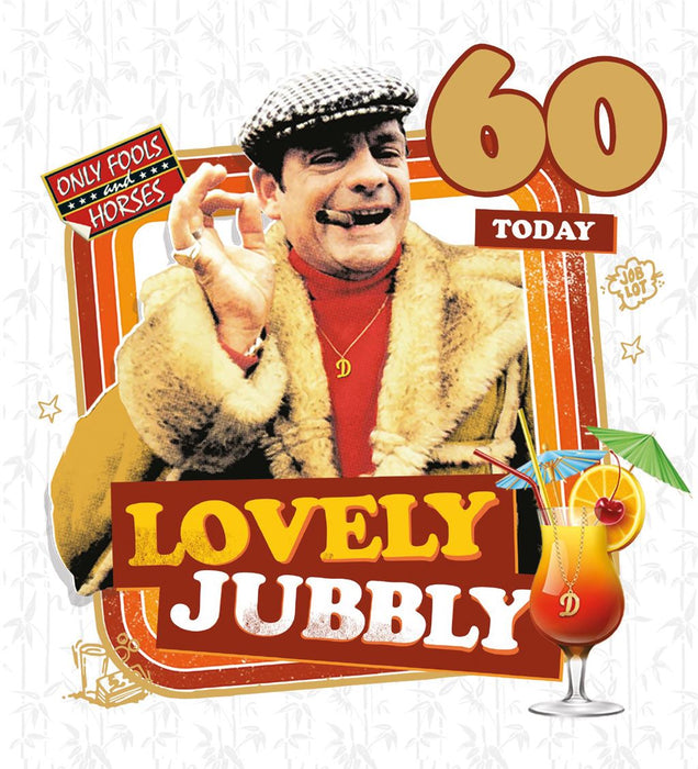 Words N Wishes 'Lovely Jubbly 60 Today' Birthday Card