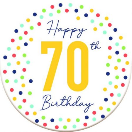 Scentiment Gifts 70th Birthday Coaster