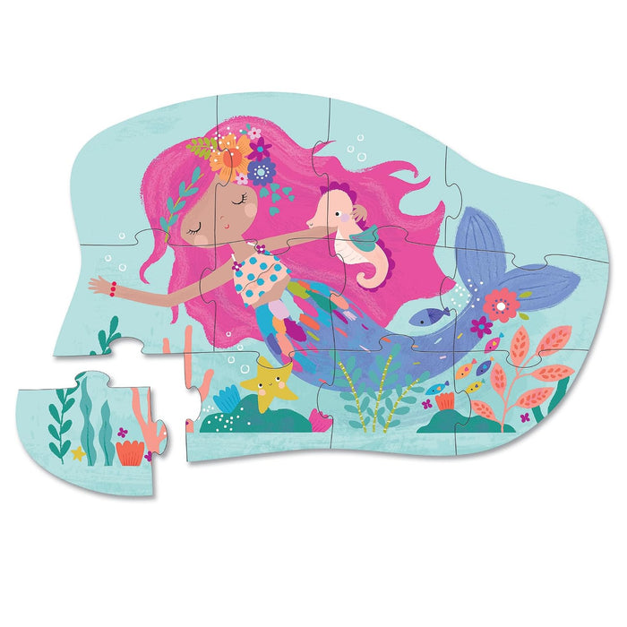 Crocodile Creek 12-Piece Mini Puzzle - Mermaid Dreams