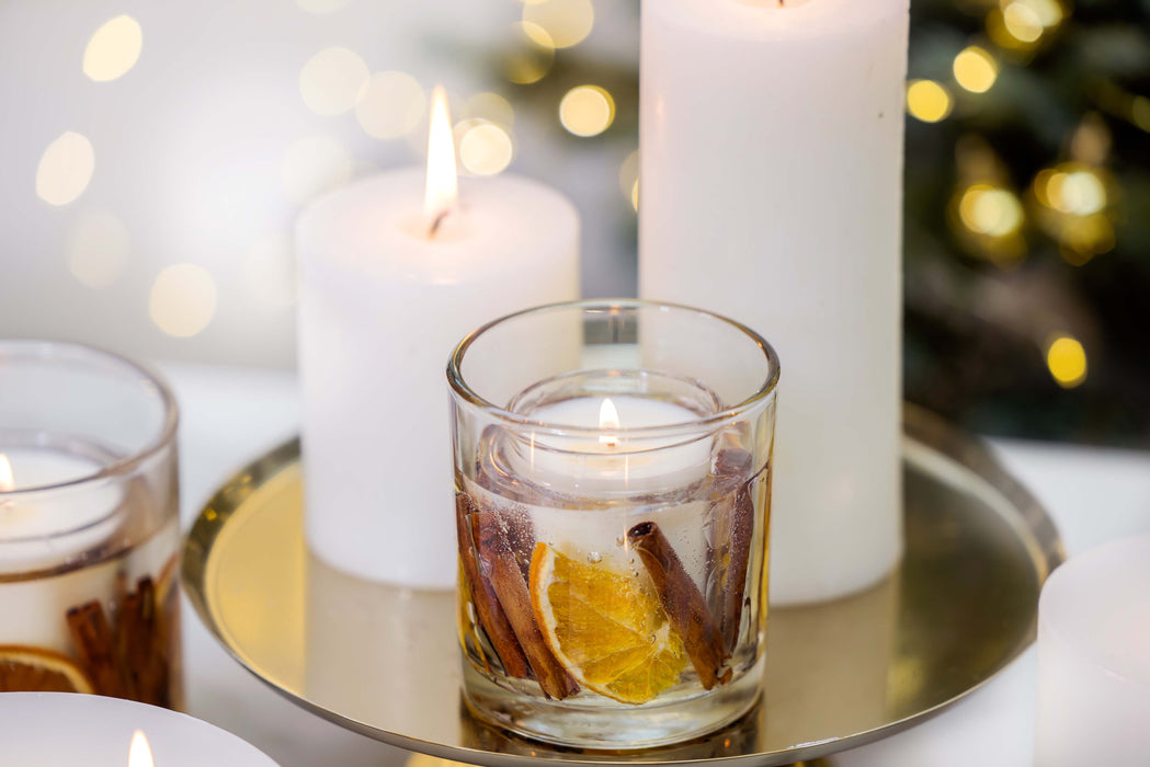 Stoneglow Seasonal Festive Wishes Scented Candle Gel Tumbler