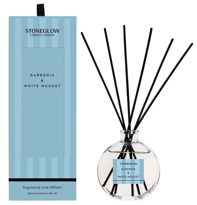 Stoneglow Modern Classics Gardenia and White Muguet Scented Reed Diffuser