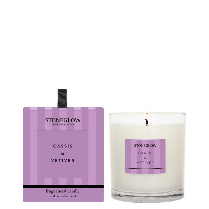 Stoneglow Modern Classics Cassis and Veviter Scented Candle Boxed Tumbler