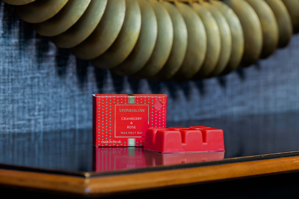 Stoneglow The Icon Collection Cranberry & Rose Soy Wax Melt Bar