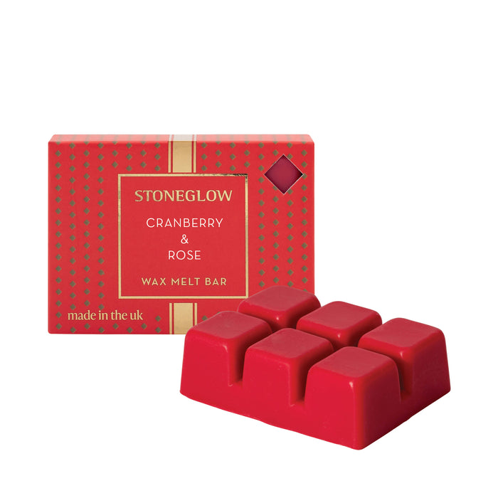 Stoneglow The Icon Collection Cranberry & Rose Soy Wax Melt Bar