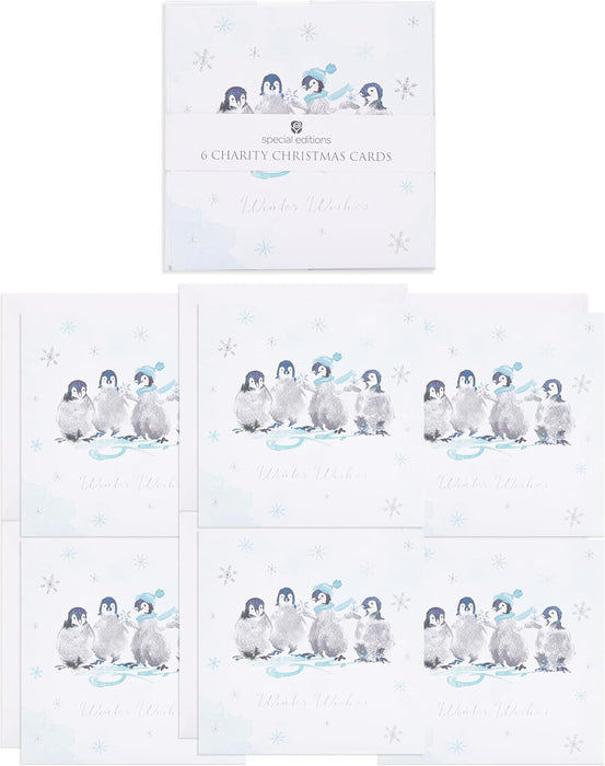 UKG 'Multi Pack Of Assorted Cards' Charity Christmas Card Pack Of 6