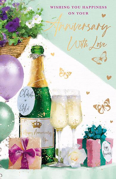 Words N Wishes 'On Your Anniversary' Card