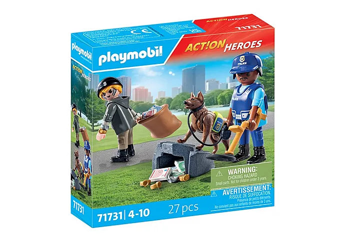 Playmobil Police Search with Dog