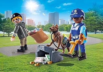 Playmobil Police Search with Dog