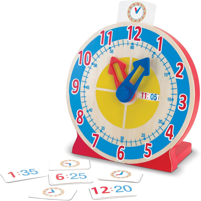 Melissa and Doug Turn and Tell Wooden Clock