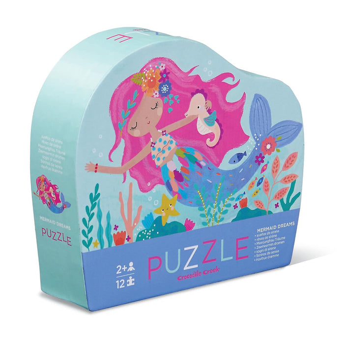 Crocodile Creek 12-Piece Mini Puzzle - Mermaid Dreams
