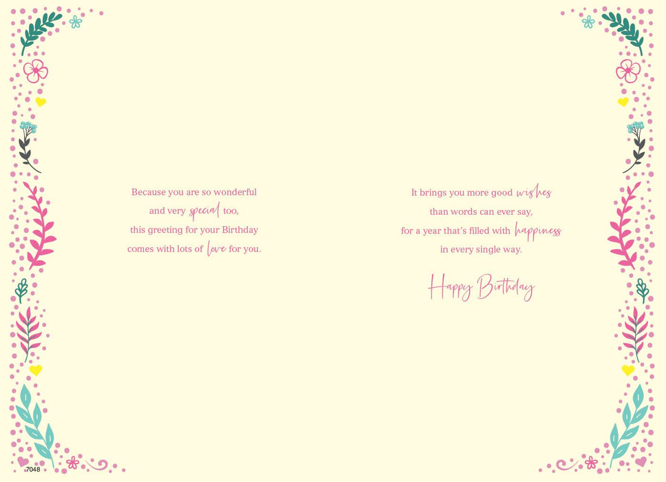 ICG 'For A Wonderful Daughter' Birthday Card