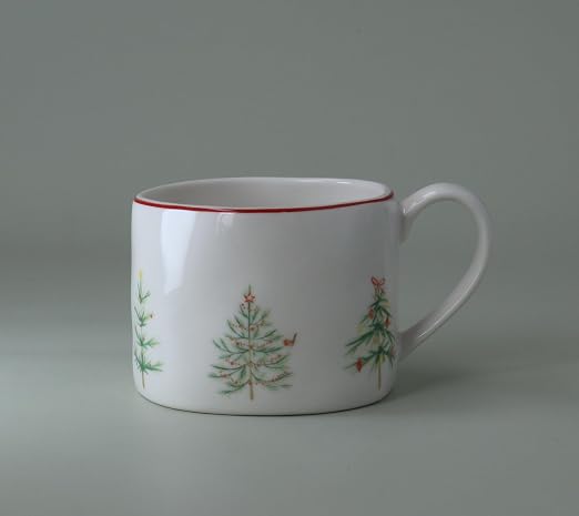 Gisela Graham Christmas Tree Stoneware Mug