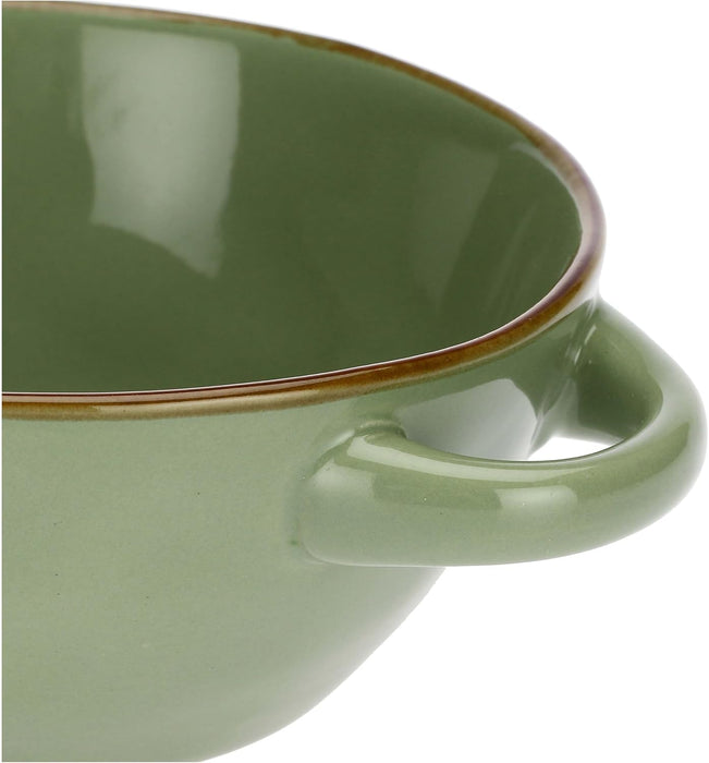 Lenet Concert Verde Soup Bowl With Handles
